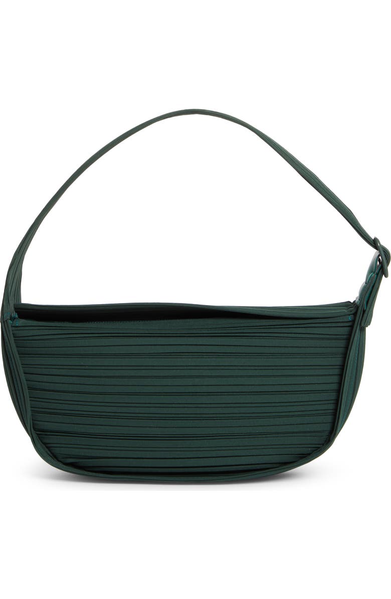 Pleats Please Issey Miyake Pleated Half Moon Handbag, Main, color,