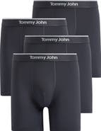 Tommy John Micro Stretch 4-Pack 6-Inch Boxer Briefs