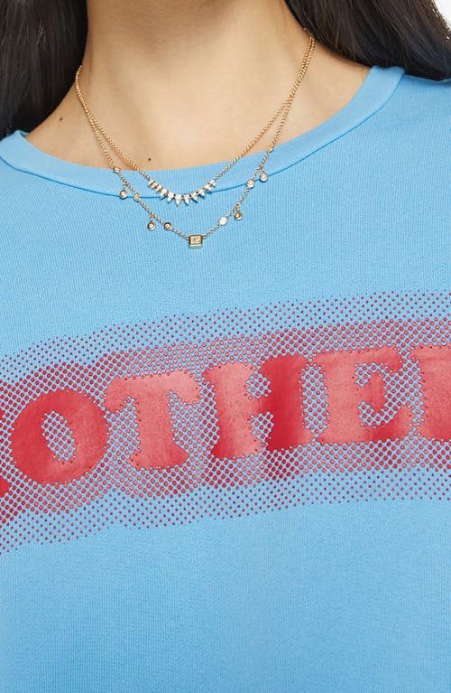 Mother California Coast Sweatshirt In Blue