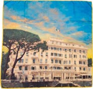 Annette Amoroso The Grand Hotel Miremare  Silk Scarf
