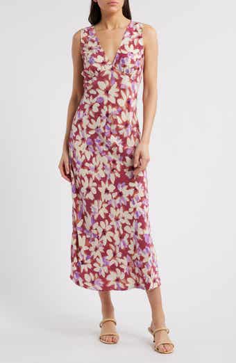 Rails Audrina Floral Print Midi Dress