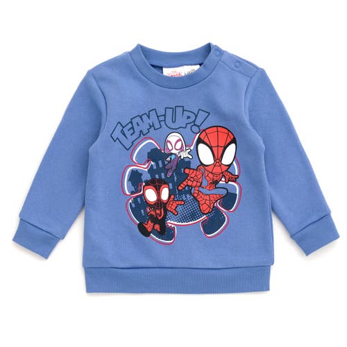 Marvel Spider-man Fleece Sweatshirt & Pants Set In Blue