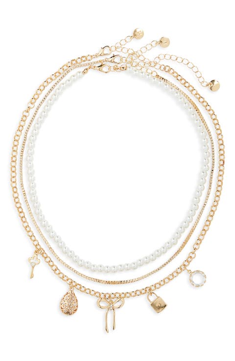 Layered Charm Necklace