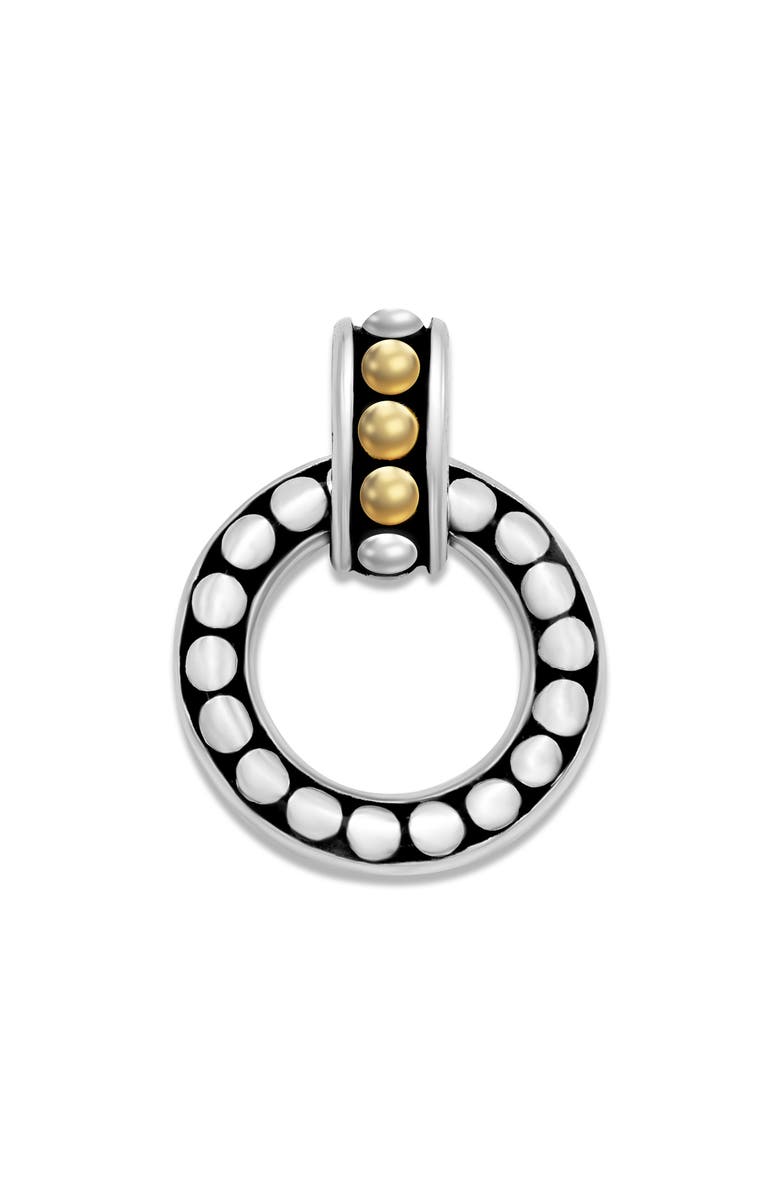 SAMUEL B. Reversible Round Pendant, Main, color, Silver And Gold