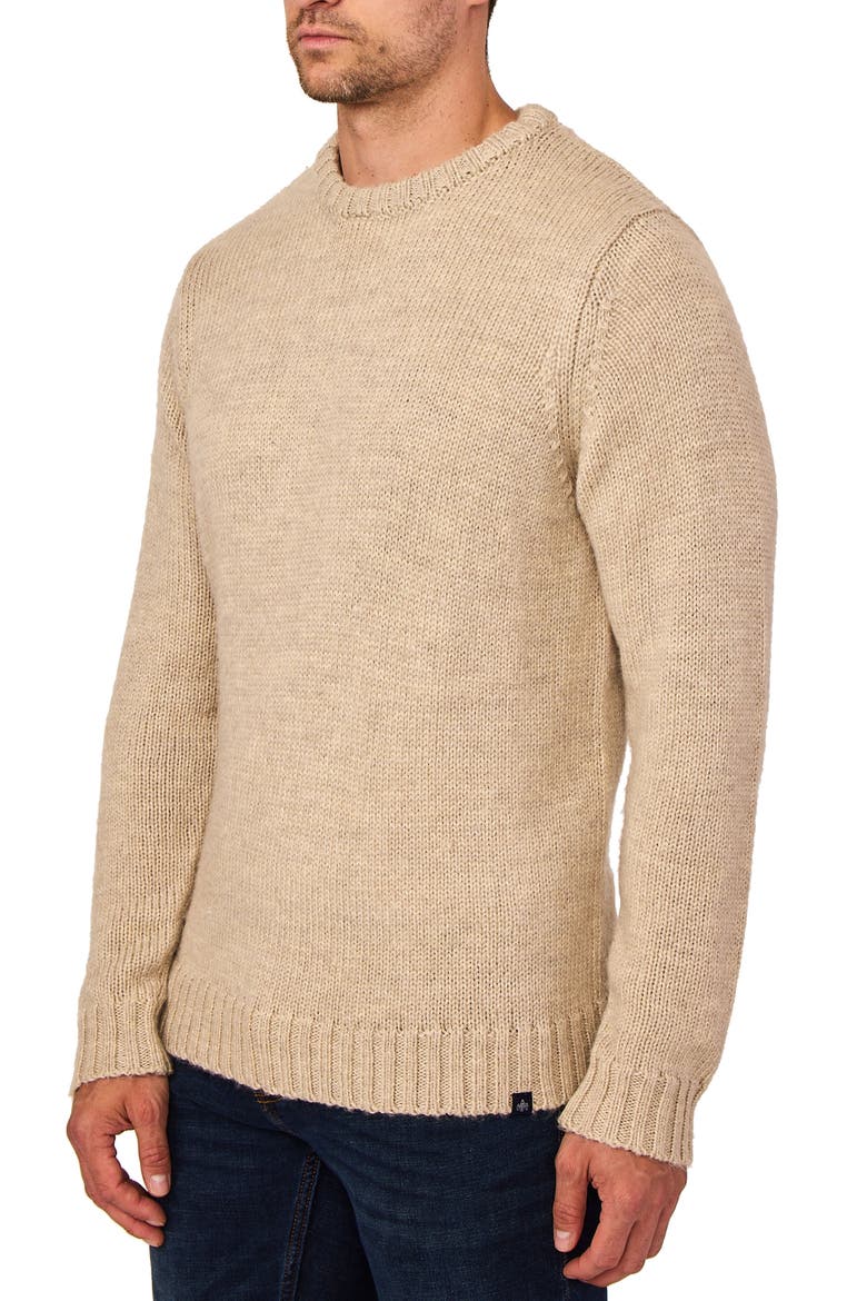 The Avalanche Rib Knit Crewneck Sweater, Alternate, color, OATMEAL