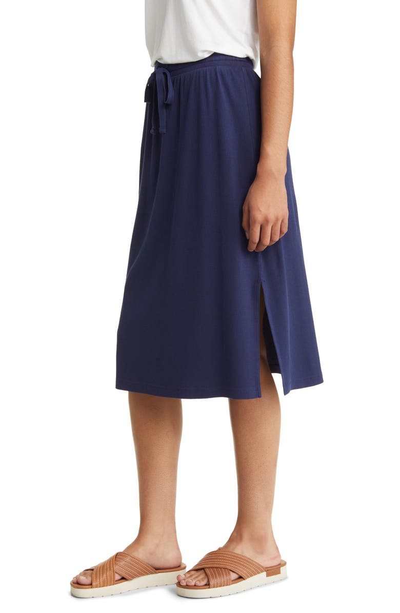 Caslon<sup>®</sup> Side Slit Tie Waist Skirt, Alternate, color,