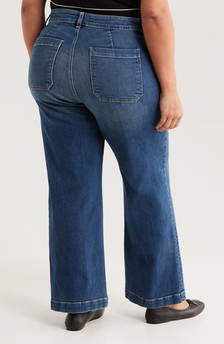 KUT from the Kloth Meg High Waist Wide Leg Jeans, Alternate, color, 
