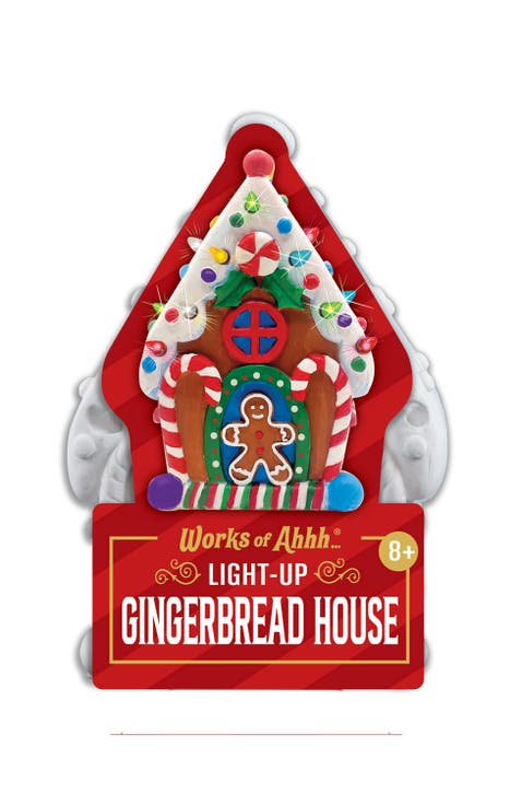 Gingerbread House Light-Up Plaster Kit