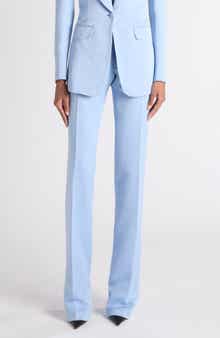 Washed Duchesse Satin Trousers