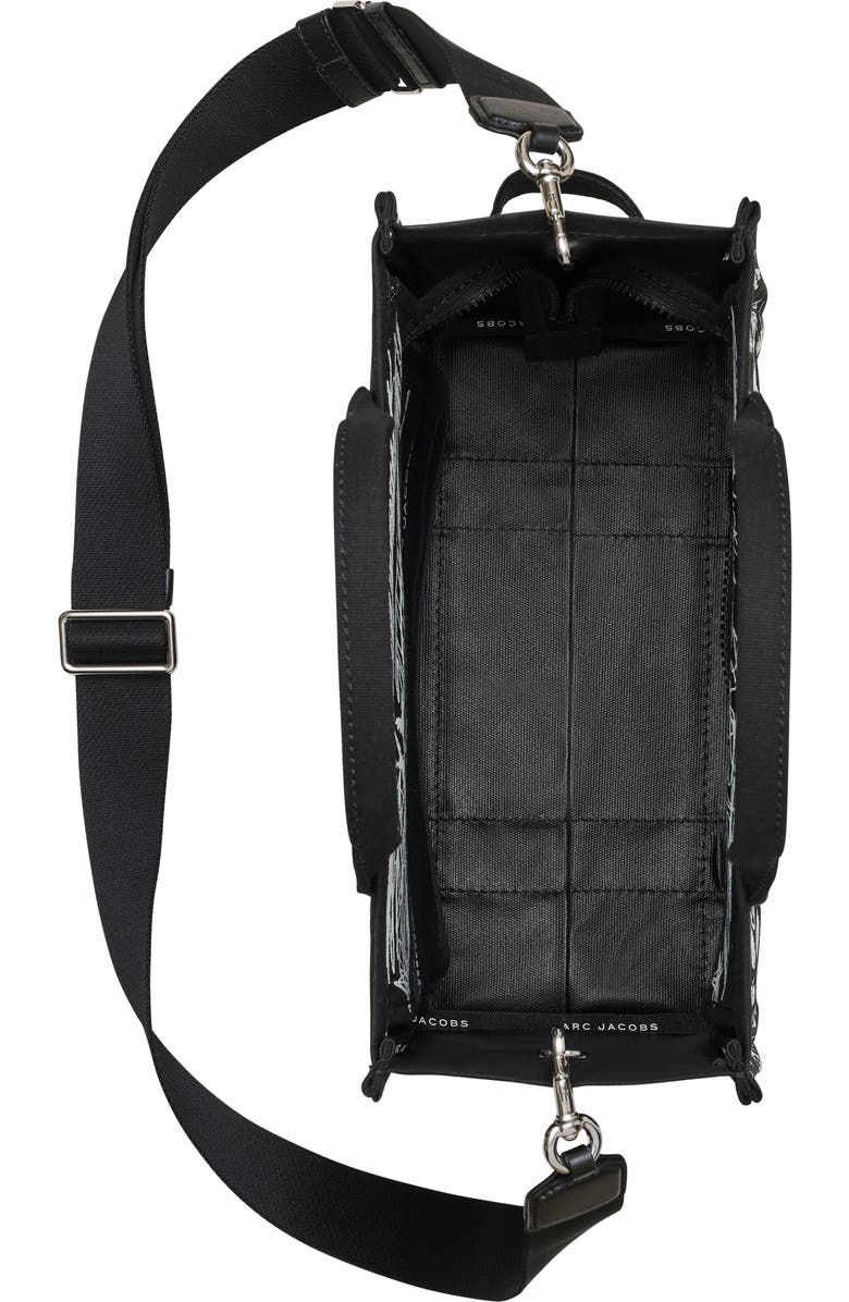 Marc Jacobs The Medium Canvas Tote, Alternate, color, Black Multi