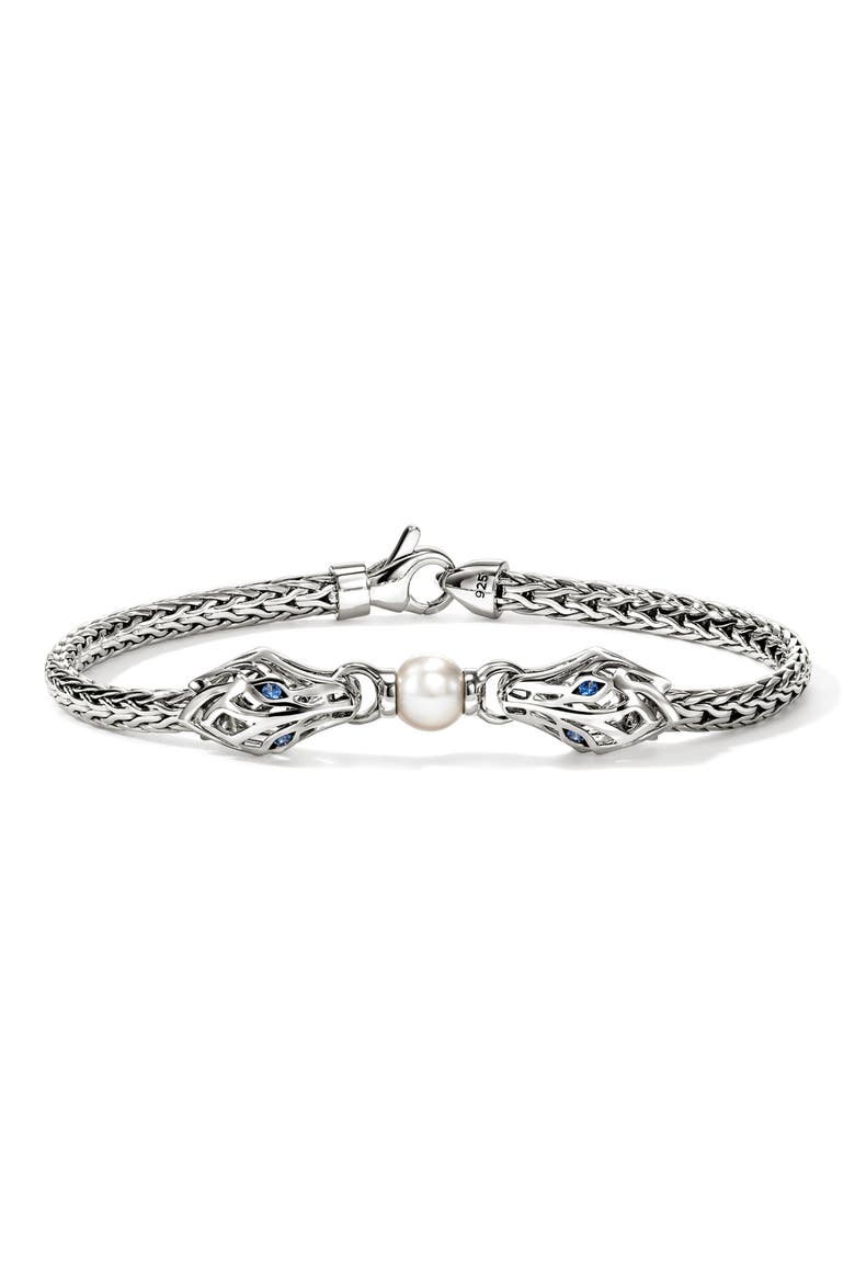 Naga Bracelet, Main, color, SILVER