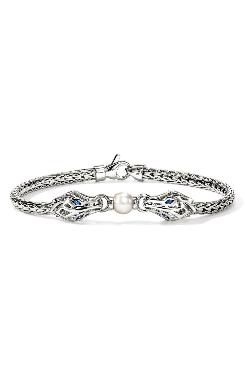 John Hardy Naga Bracelet, Main, color, Silver
