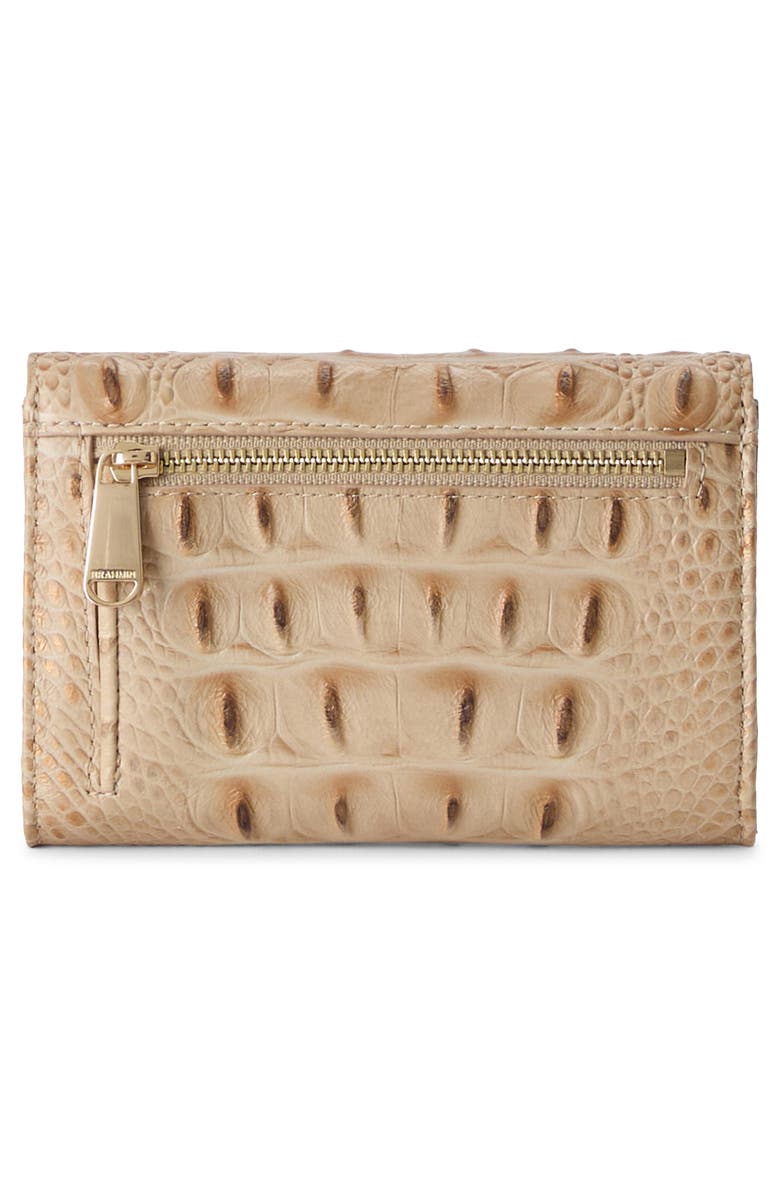 Brahmin Kerra Croc Embossed Leather Wallet, Alternate, color, 
