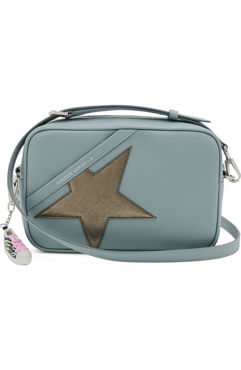 Golden Goose Star Leather Camera Bag, Main, color,