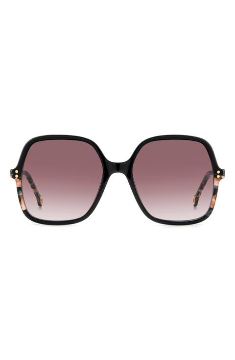 56mm Square Sunglasses