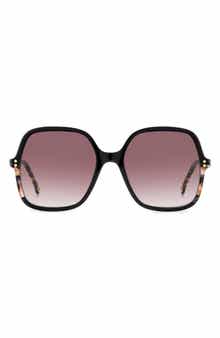 56mm Square Sunglasses