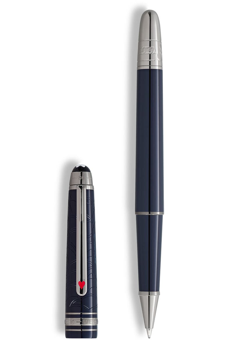 Montblanc Meisterstück Around the World in 80 Days Classique Rollerball Pen, Main, color, Blue