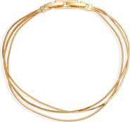 Nordstrom Demi-Fine Triple Strand Chain Bracelet