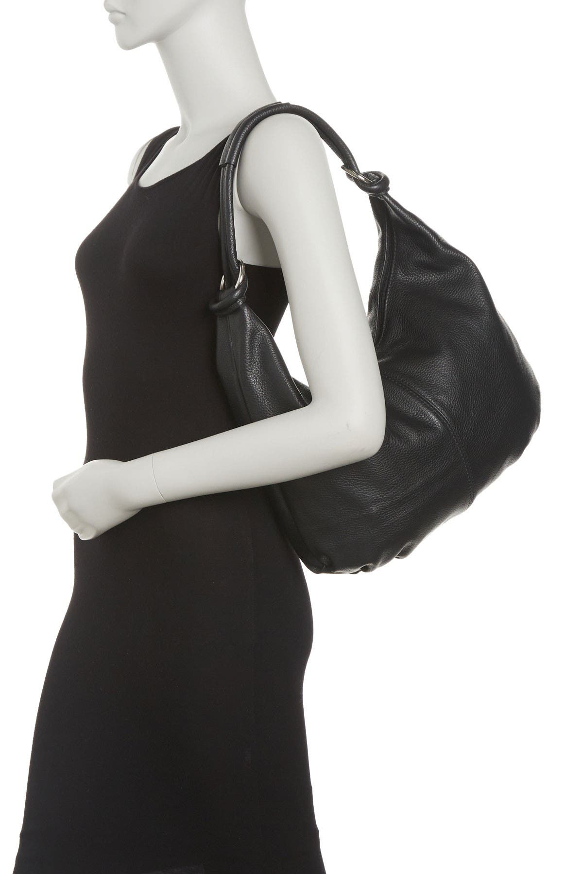 GIULIA MASSARI Top Handle Leather Shoulder Bag, Main, color, 