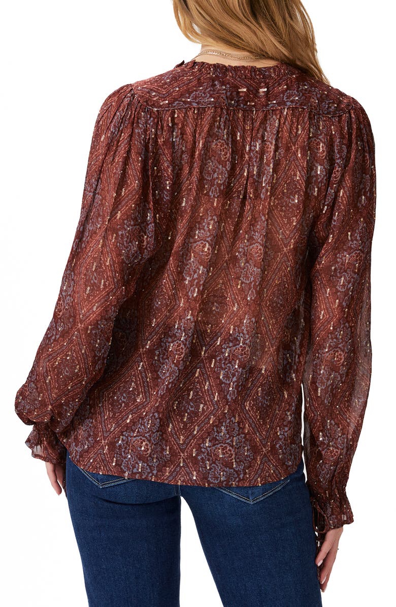 PAIGE Fia Long Sleeve Top, Alternate, color, Icesltmlti