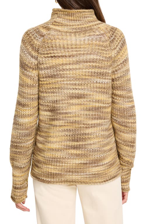 Nic + Zoe Nic+zoe Space Dye Cotton Blend Sweater In Neutral Mix