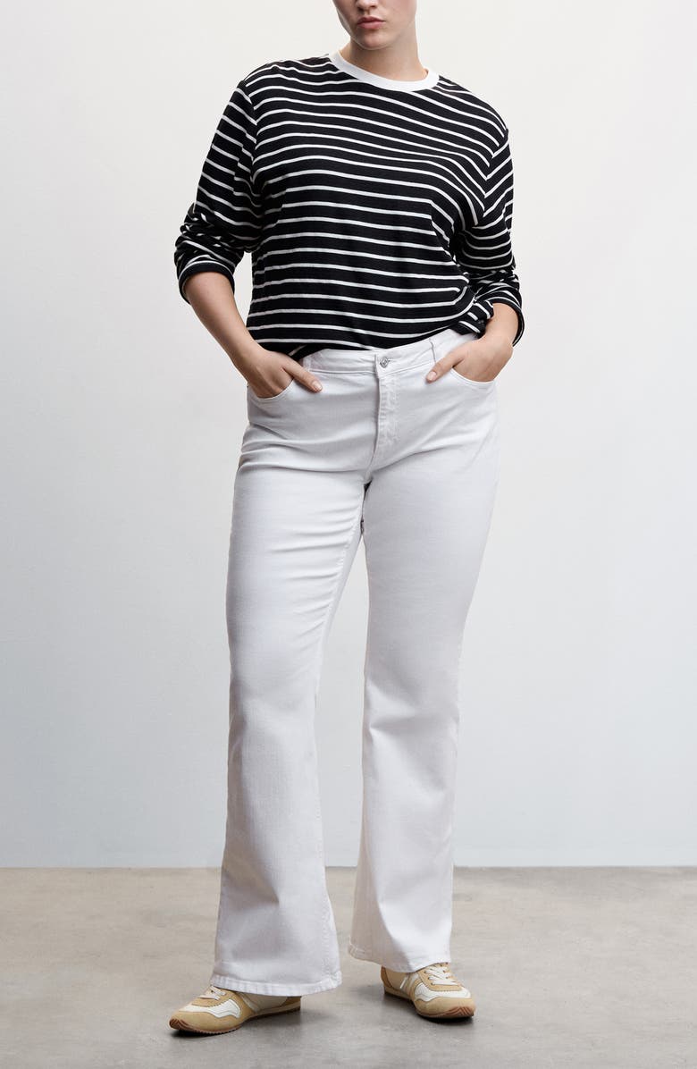 MANGO Flare Jeans, Alternate, color,