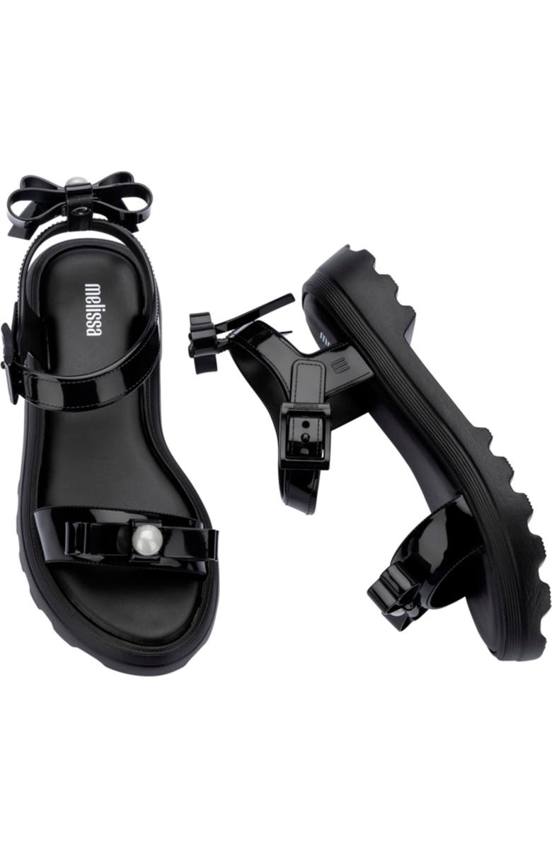 Melissa Town Bow Ankle Strap Platform Sandal, Alternate, color,