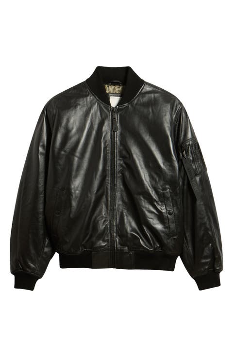 MA-1 Heritage Leather Bomber Jacket