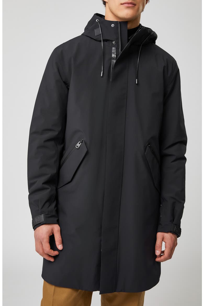 2-in-1 Water Repellent Parka with Removable 800 Fill Power Down Liner, Alternate, color, BLACK