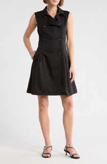 AREA STARS Trey Sleeveless Trench Dress