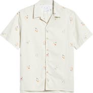 PS Paul Smith Casual Fit Print Cotton Camp Shirt