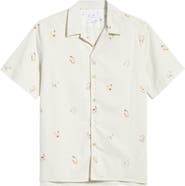 PS Paul Smith Casual Fit Print Cotton Camp Shirt