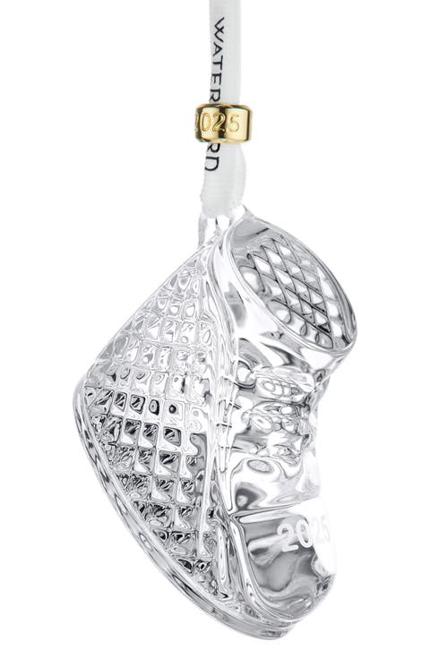 2025 Baby's First Boot Crystal Ornament