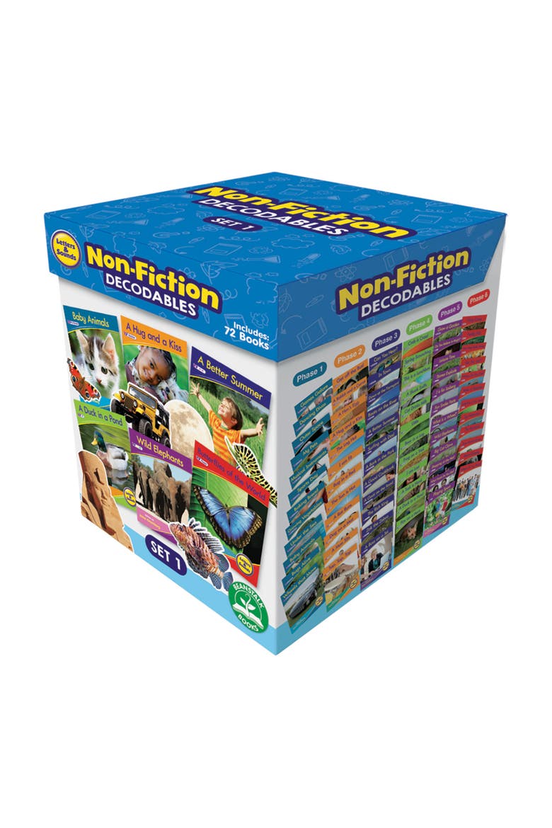Letters and Sound Set 1 Non Fiction Educational Learning, Alternate, color, Multicolored