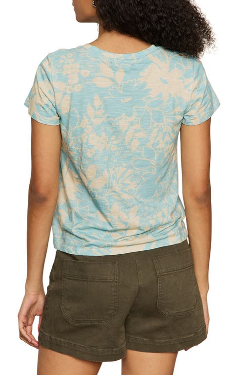 Sanctuary The Perfect T-shirt In Blue Hibiscus