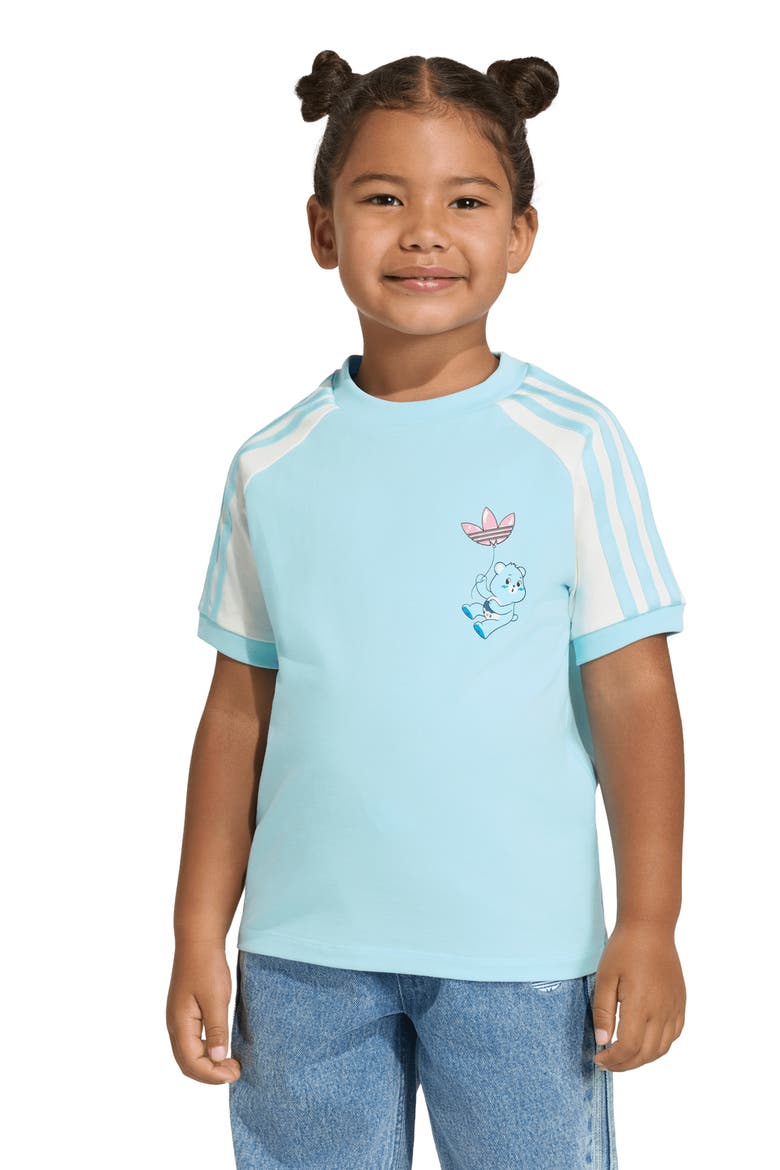 Kids' Graphic T-Shirt, Alternate, color, BLISS BLUE/ OFF WHITE