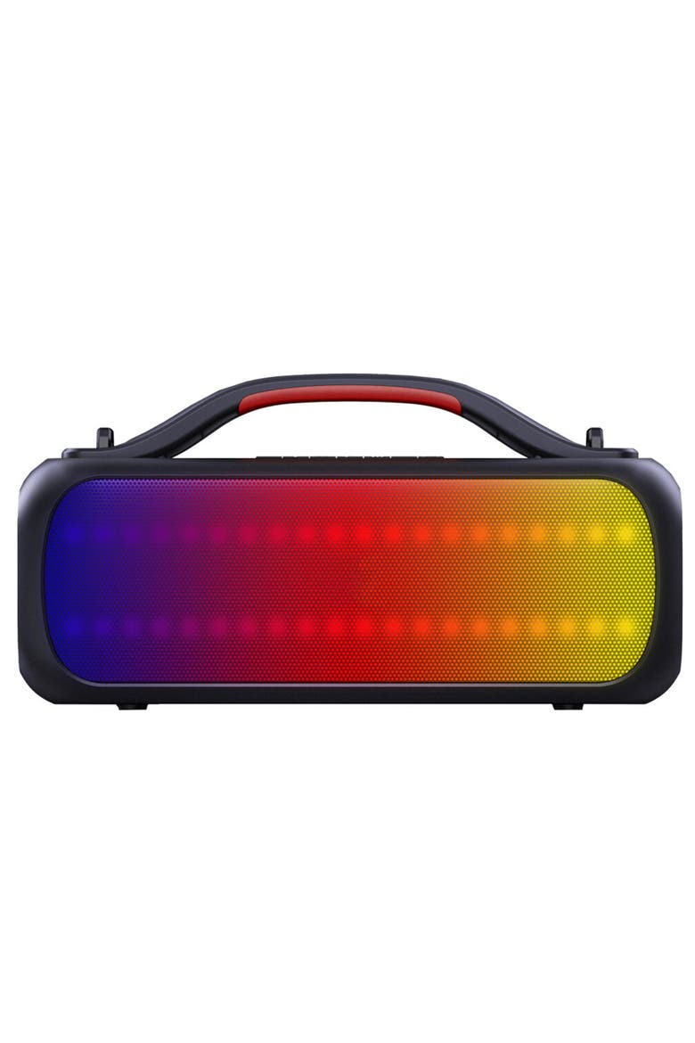 LED Portable Bluetooth Speaker IPX5 Water Resistant, Alternate, color, Black