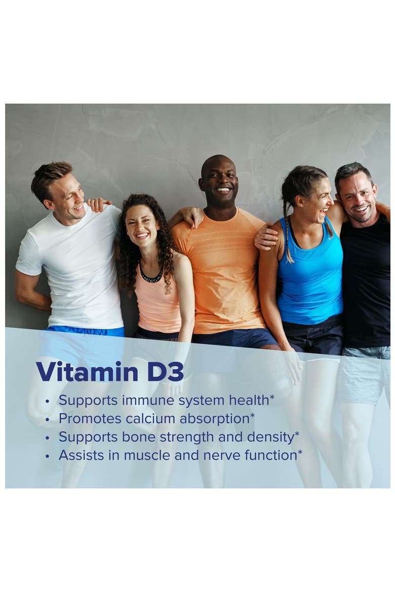 Vitamin D3 Sublingual MicroLingual Tablets White, Alternate, color, White