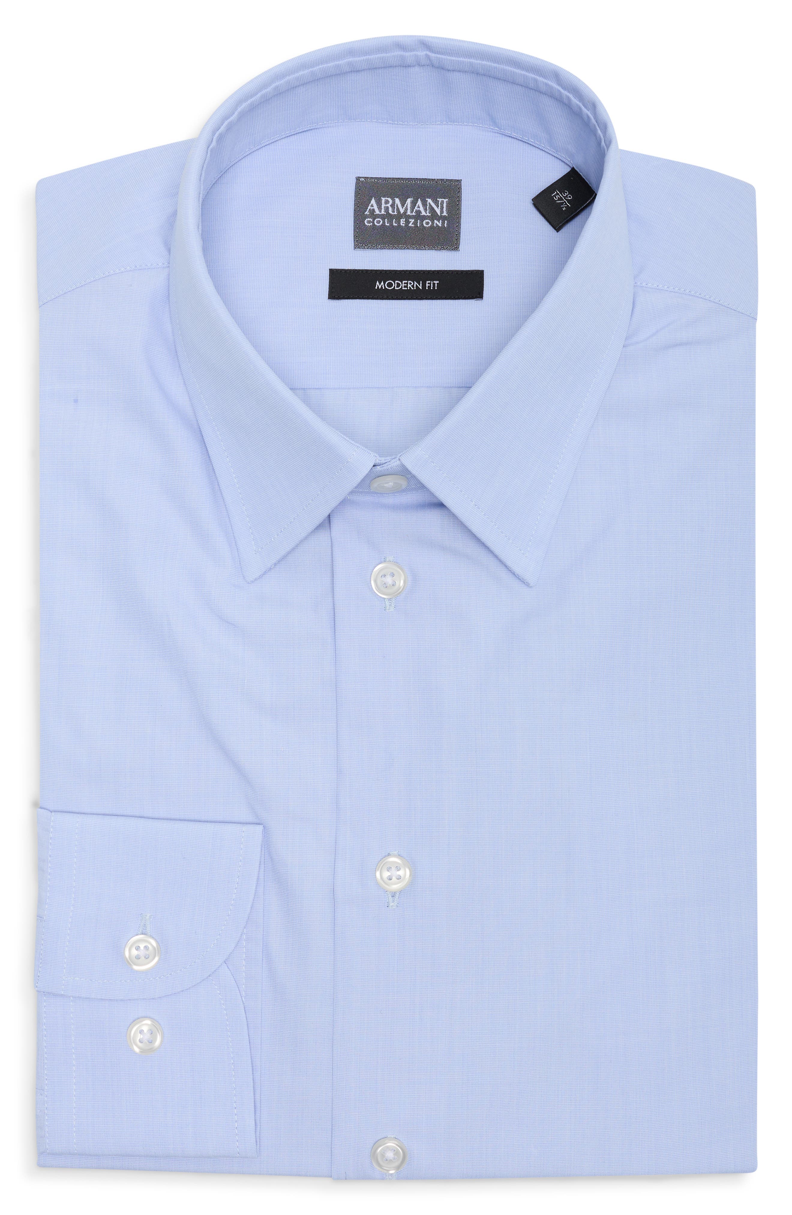 Modern Fit Cotton Dress Shirt