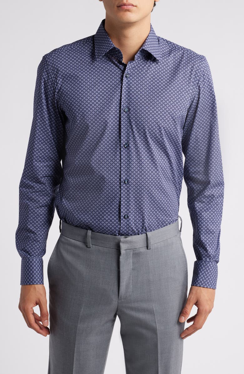 BOSS Hank Kent Dress Shirt, Main, color, 