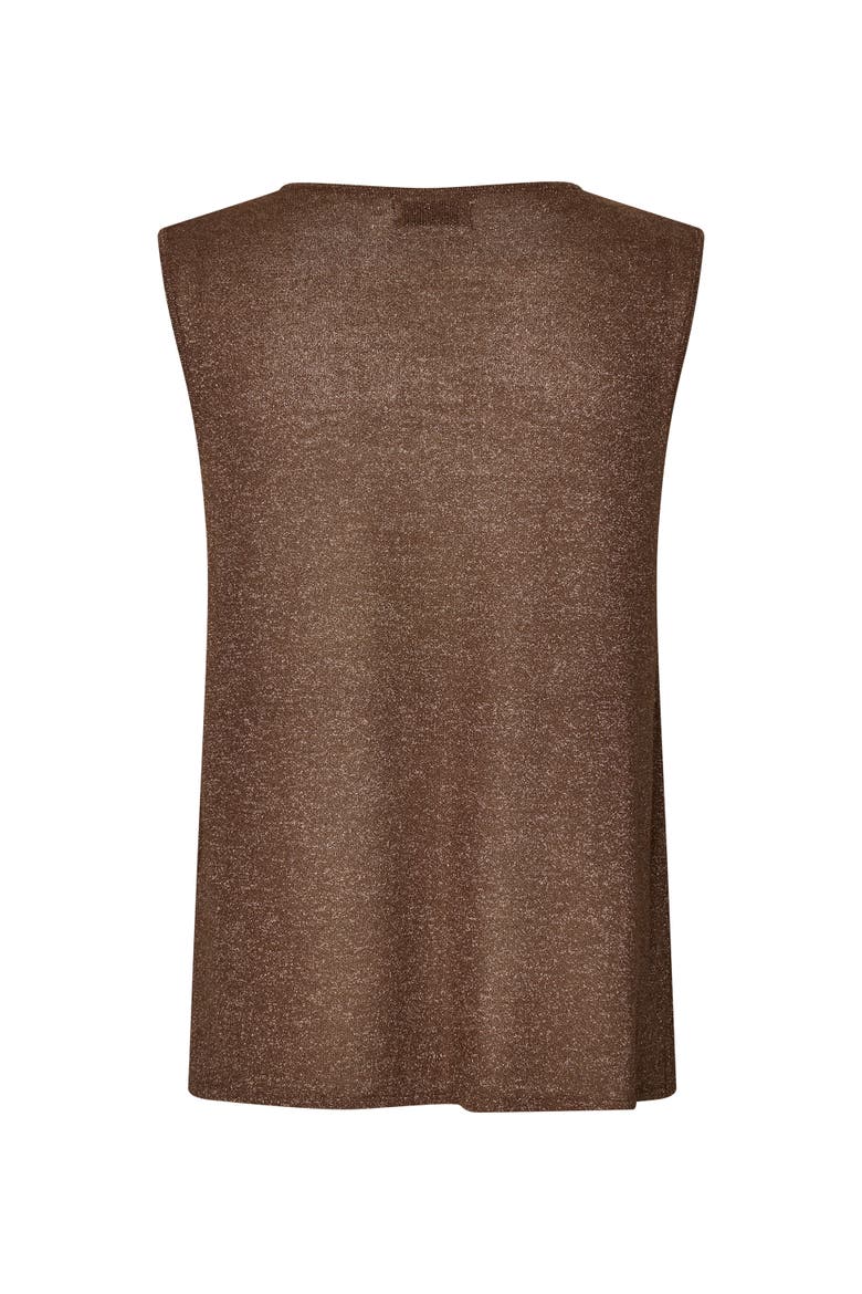 Mafarilynn Round Neck knit Top, Alternate, color, Sh. Chocolate