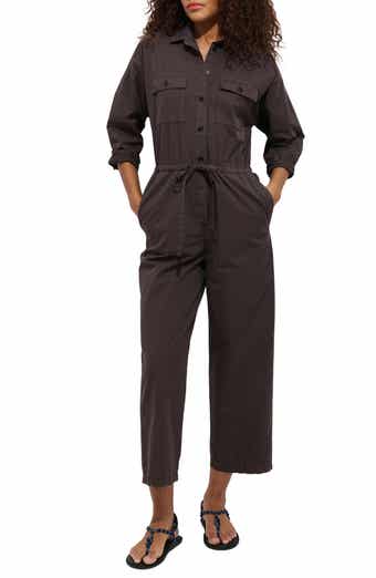 Ricard Long Sleeve Cotton Jumpsuit