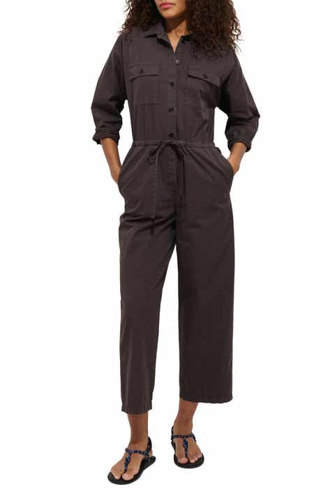 Ricard Long Sleeve Cotton Jumpsuit