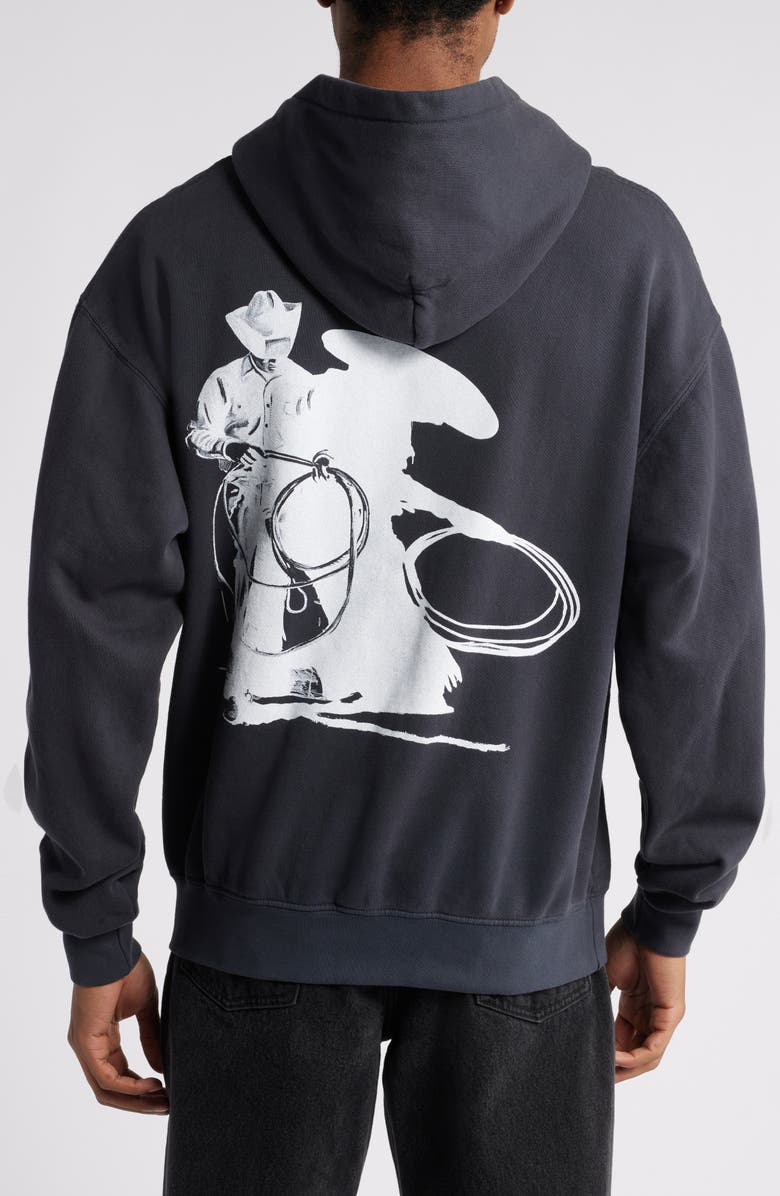 ONE OF THESE DAYS Wanted Graphic Hoodie, Alternate, color, 