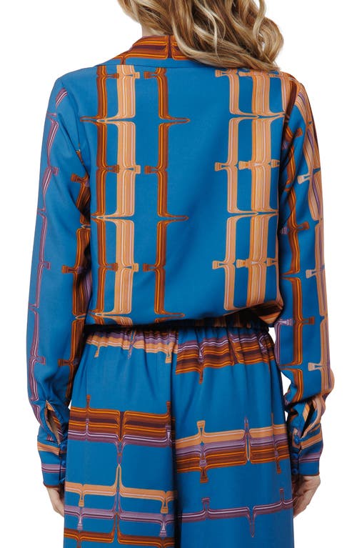 Ciebon Stacia Mod Print In Blue