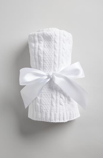 Cable Knit Baby Blanket