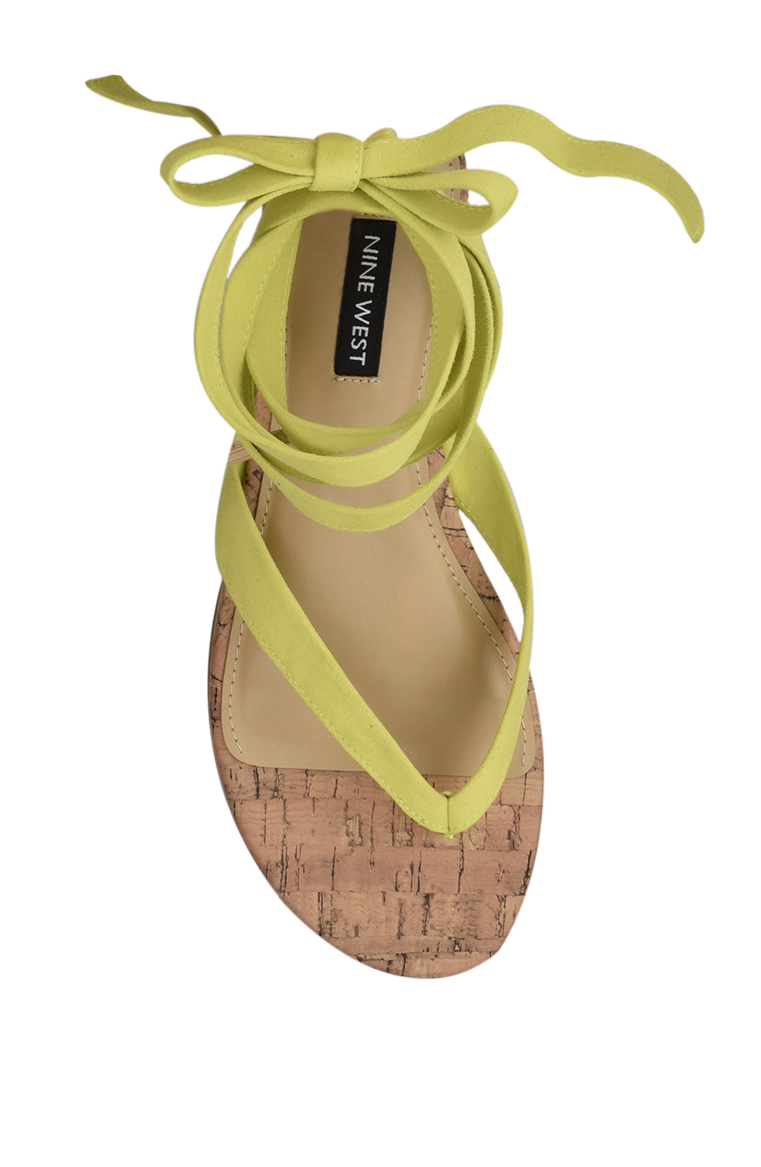 Nine West Tied Up Ankle Tie Sandal, Alternate, color, 