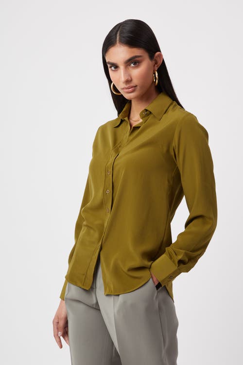 The Shirt By Rochelle Behrens The Signature Shirt In Green