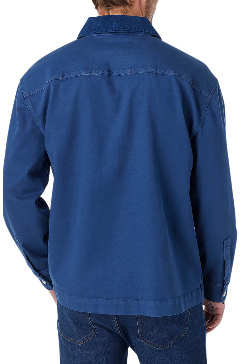 Seaport Stretch Cotton Blend Chore Jacket, Alternate, color, OCEANA