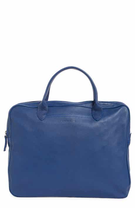 Longchamp Parisis Leather Top Handle Briefcase